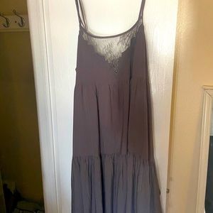 Natural Life Grey Flowy Dress
